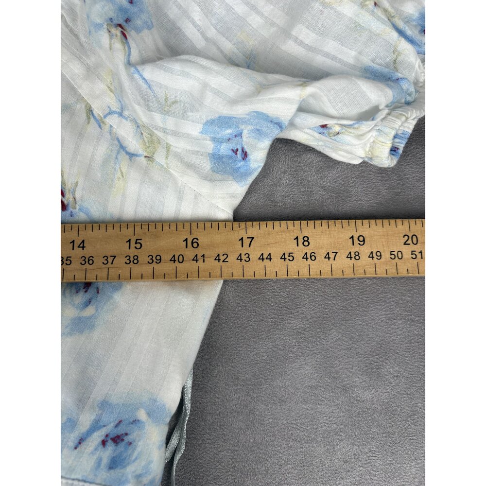 Loveshackfancy Blue Floral Tiered Maxi Dress Size 4 - Picture 10 of 11